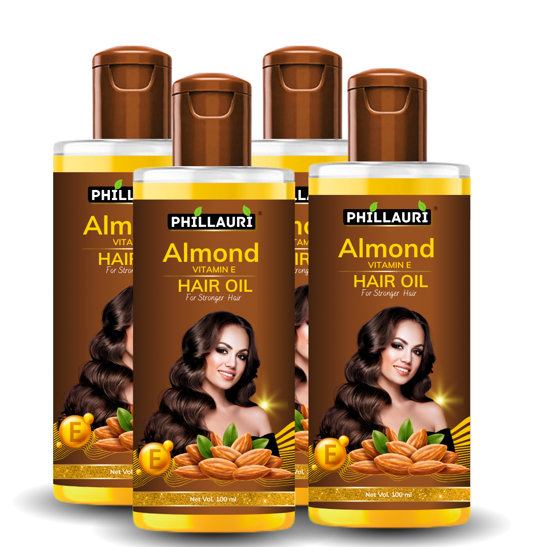 Phillauri Almond Hair Oil For Soft And Silky Hair, 100ML