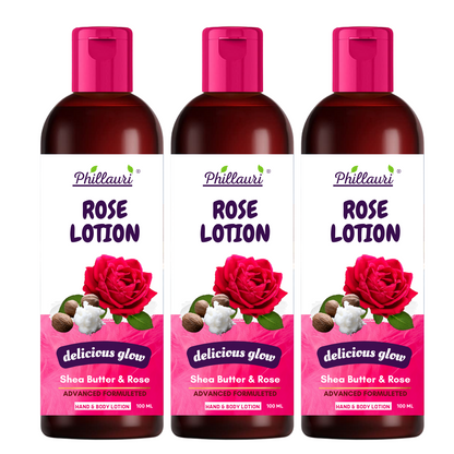 Phillauri Advanced Formulated Rose Body Lotion For Delicious Glow Skin