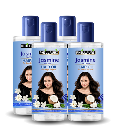 Phillauri Jasmine Coconut Hair Oil For Long-lasting Moisture, 100ml