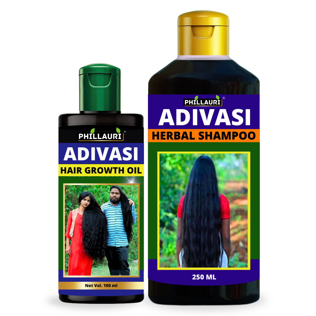 Phillauri Hair Growth Oil And Herbal Shampoo Combo For Longer Hair 