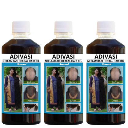 Adivasi Hair oil, Natural Way to Hair Regrowth Adivasi Formula (Buy 1 & Get 1 Free)