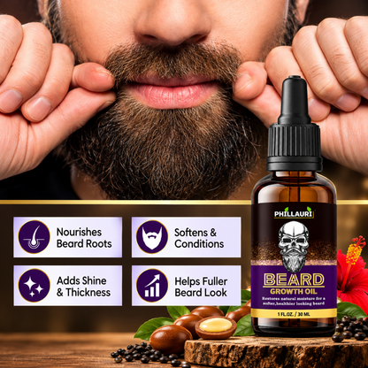 Phillauri Beard Growth Oil – With Castor & Sesame Oil
