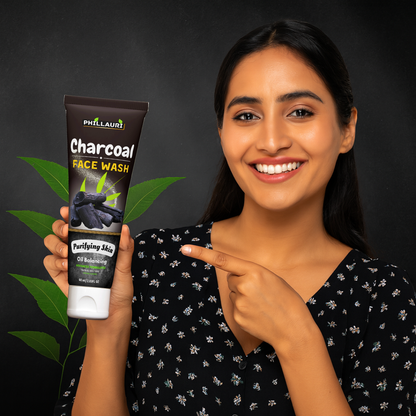 Phillauri Charcoal Face Wash For Oil Balancing, 60ml