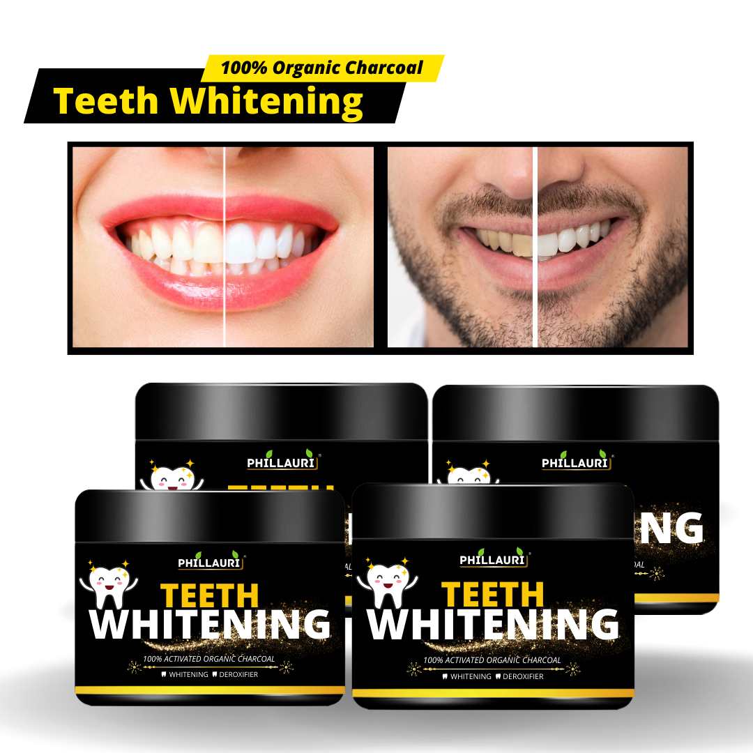 Phillauri Teeth Whitening Powder For Whitening And Detoxifier, 50GM