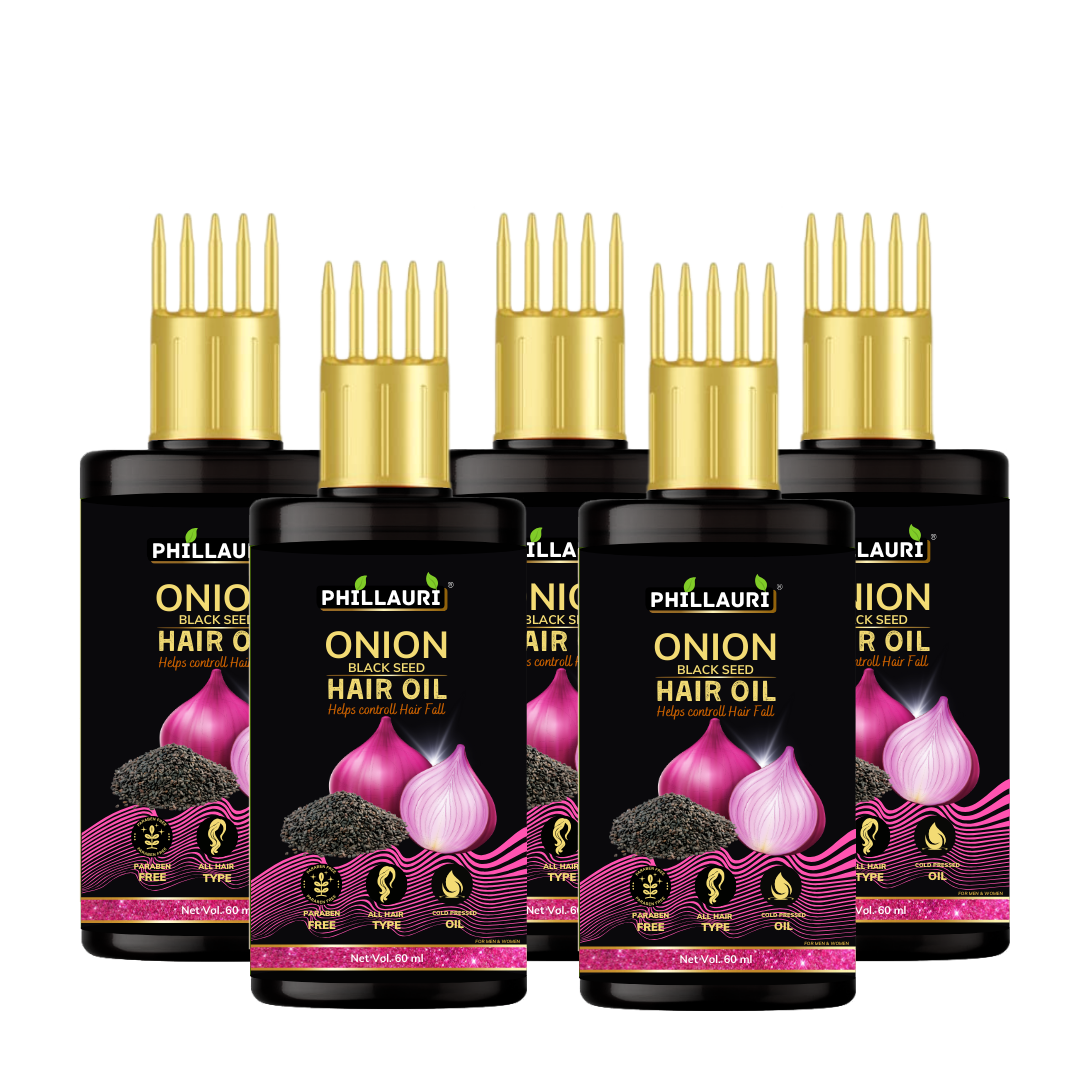 Phillauri Herbal Onion Hair Oil For Long And Strong Hair, 300ml