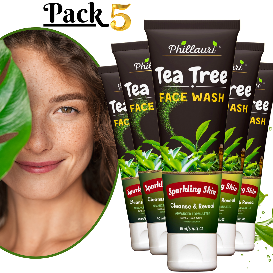 Phillauri Tea Tree Face Wash For Cleanse And Reveal, 300ml