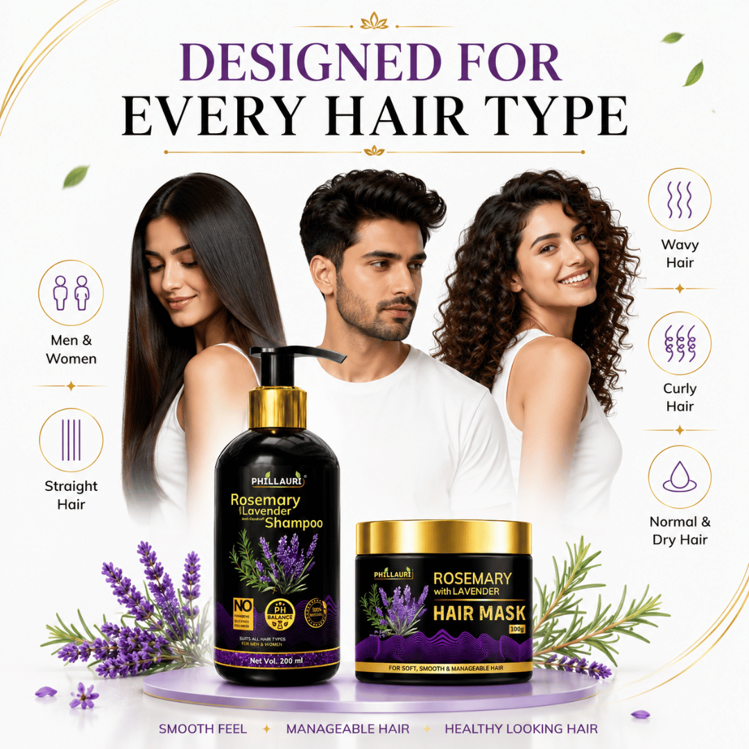 Phillauri Rosemary with Lavender Hair Care Combo