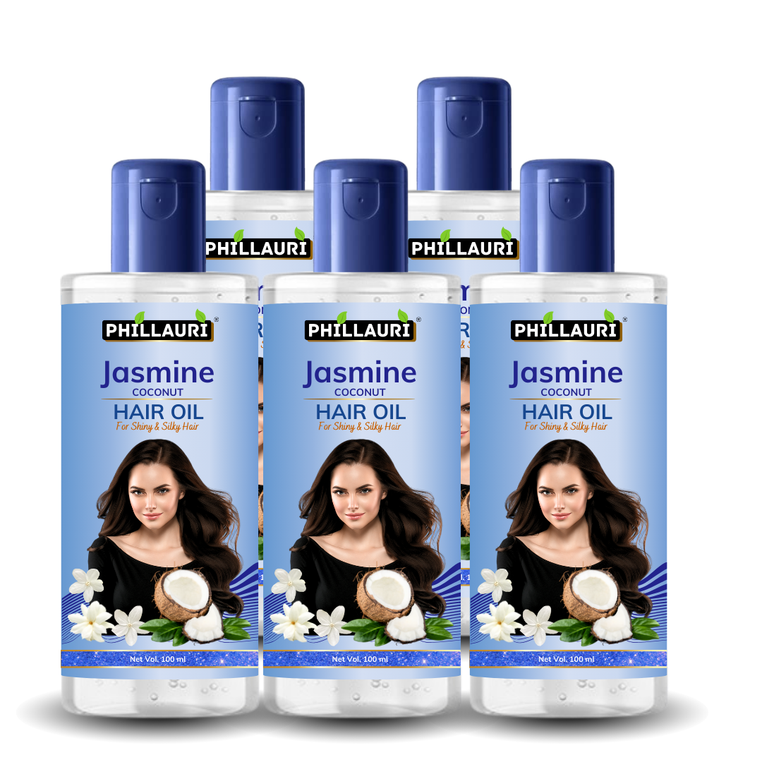 Phillauri Jasmine Coconut Hair Oil For Long-lasting Moisture, 100ml