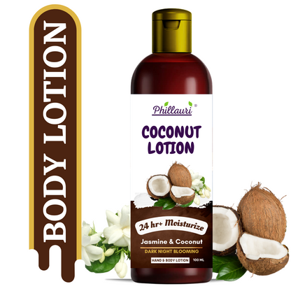 Phillauri Jasmin And Coconut Body Lotion For Dark Night Blooming And 24hr+ Moisturizing