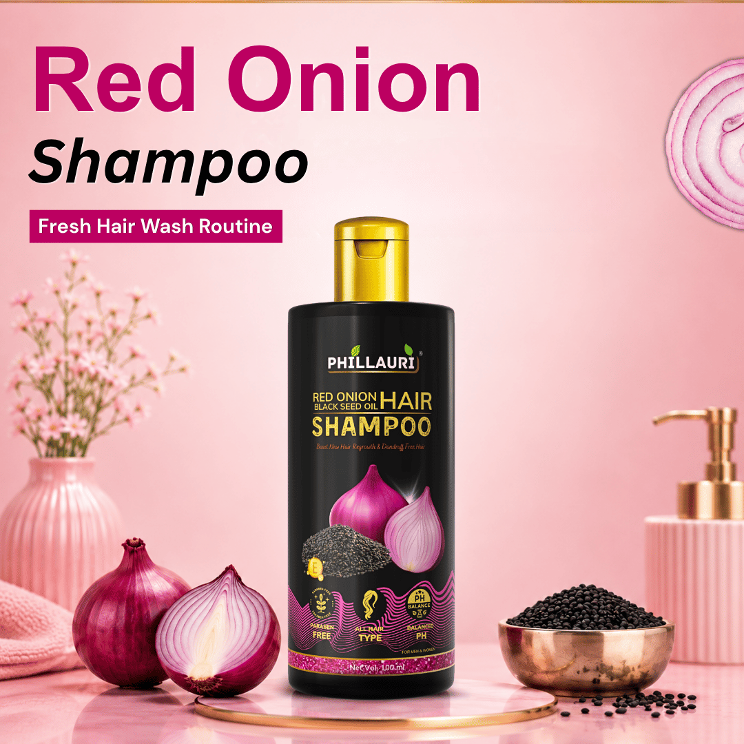 Phillauri Red Onion with Black Seed Oil Shampoo