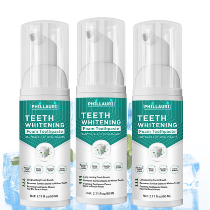 Phillauri Teeth Whitening Foam For Reduse Tooth Stains,white And Healthy Teeth