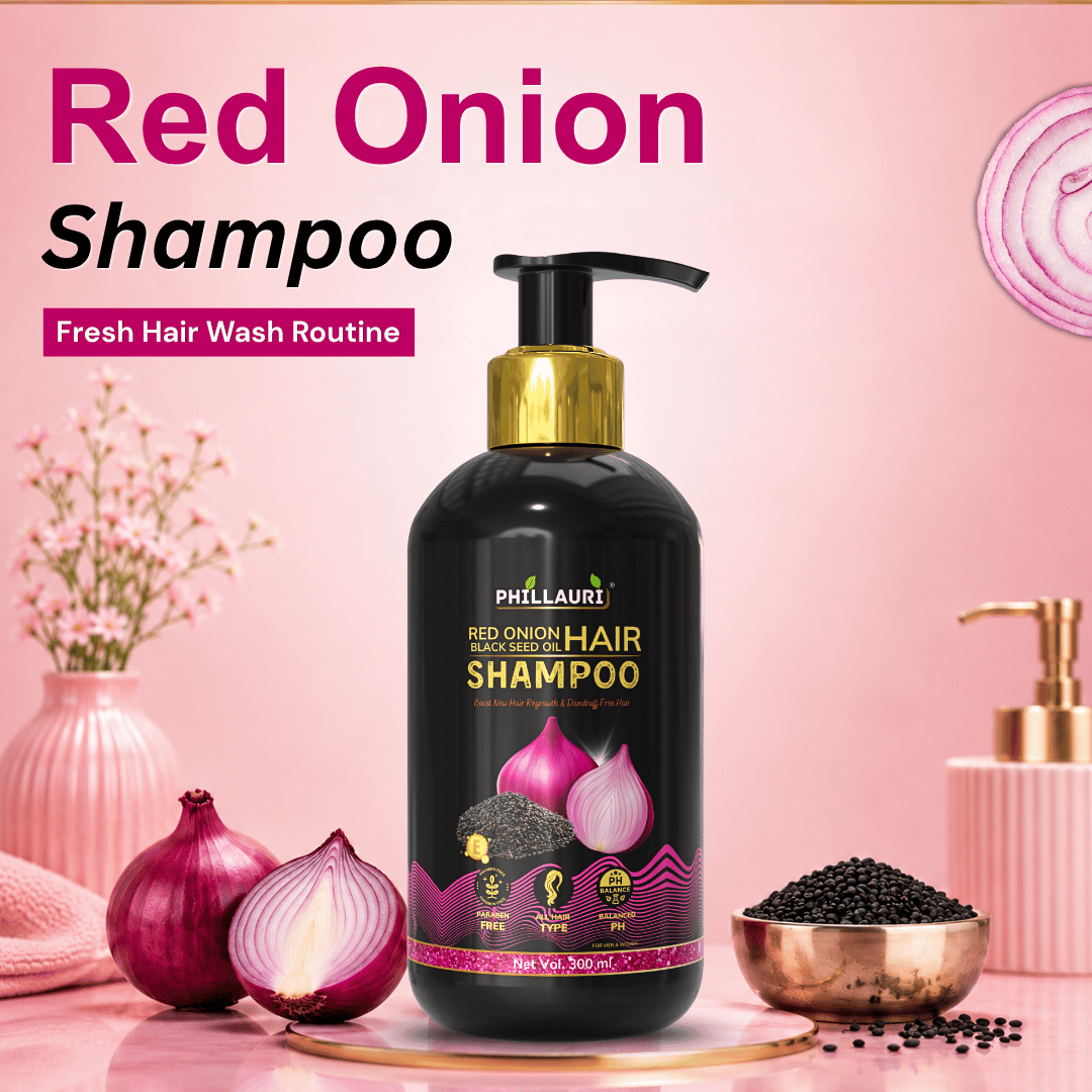 Phillauri Red Onion with Black Seed Oil Shampoo