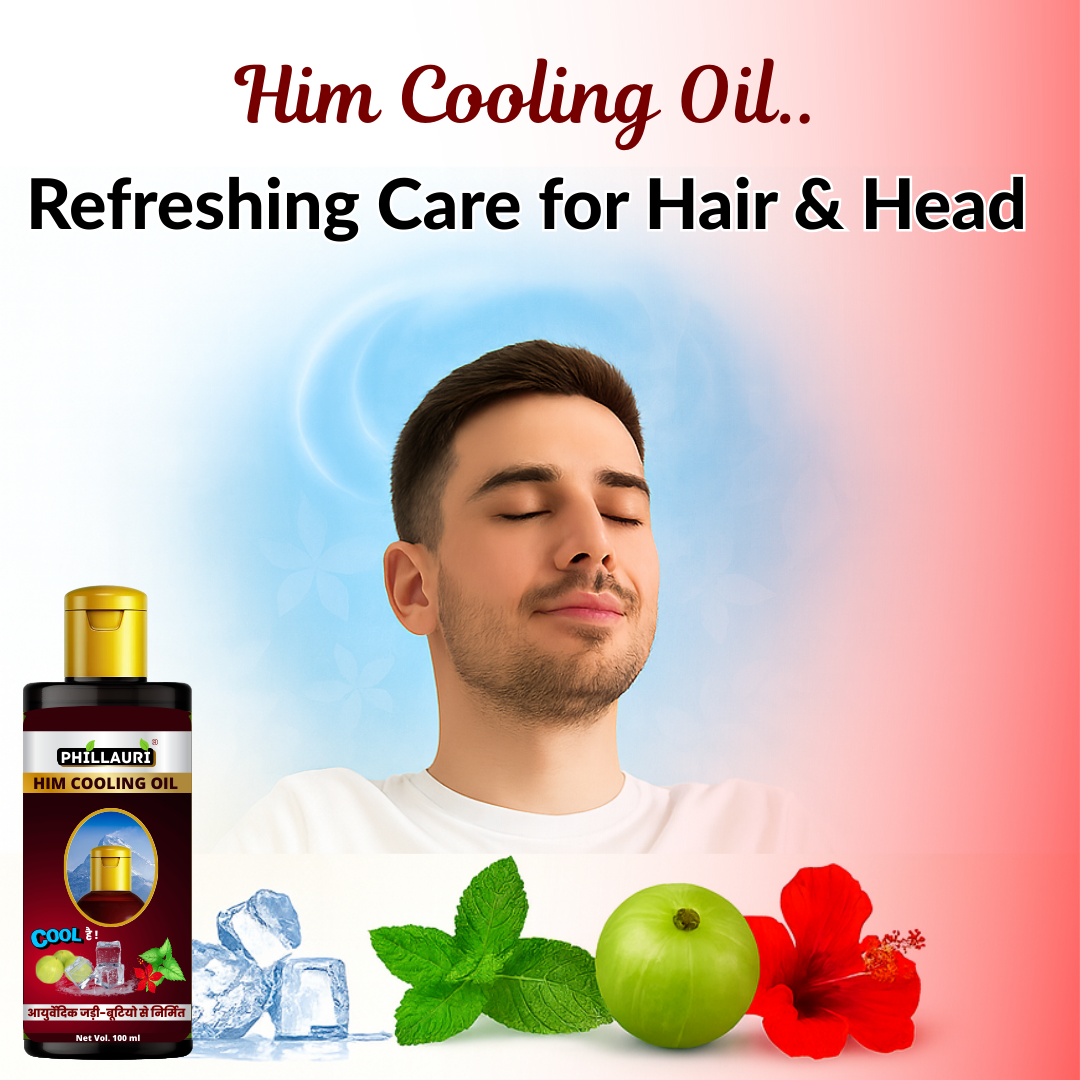 Phillauri Him Cooling Thanda Hair oil For Women and Men, 100ML