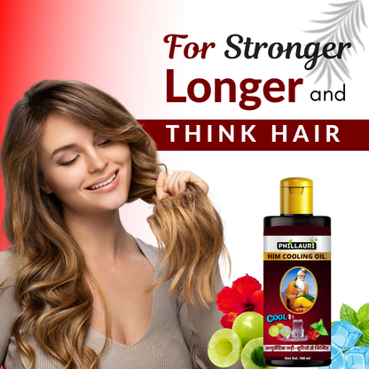 Phillauri Him Cooling Thanda Hair oil For Women and Men, 100ML
