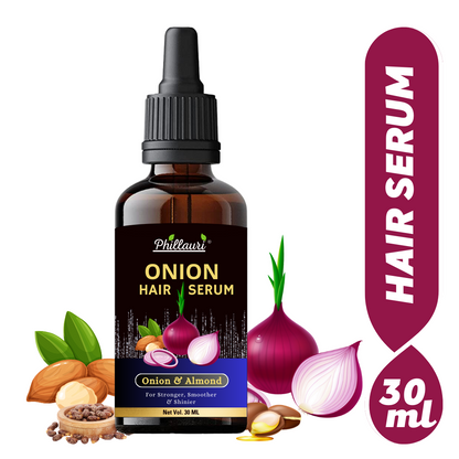 Phillauri Onion And Almond Hair Serum For Stronger, Smoother And Shiner