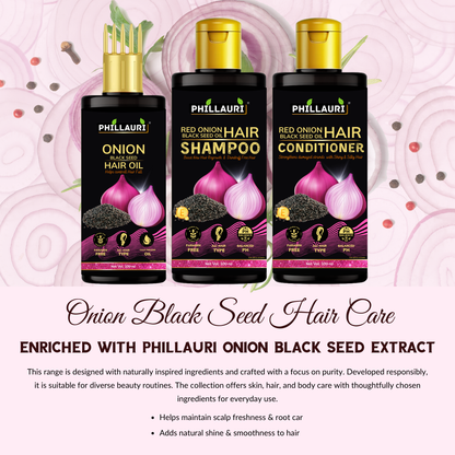 Phillauri Red Onion Black Seed Oil Ultimate Hair Care Kit