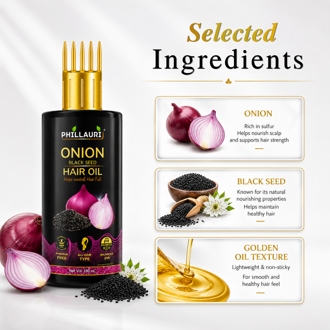 Phillauri Onion Black Seed Hair Oil