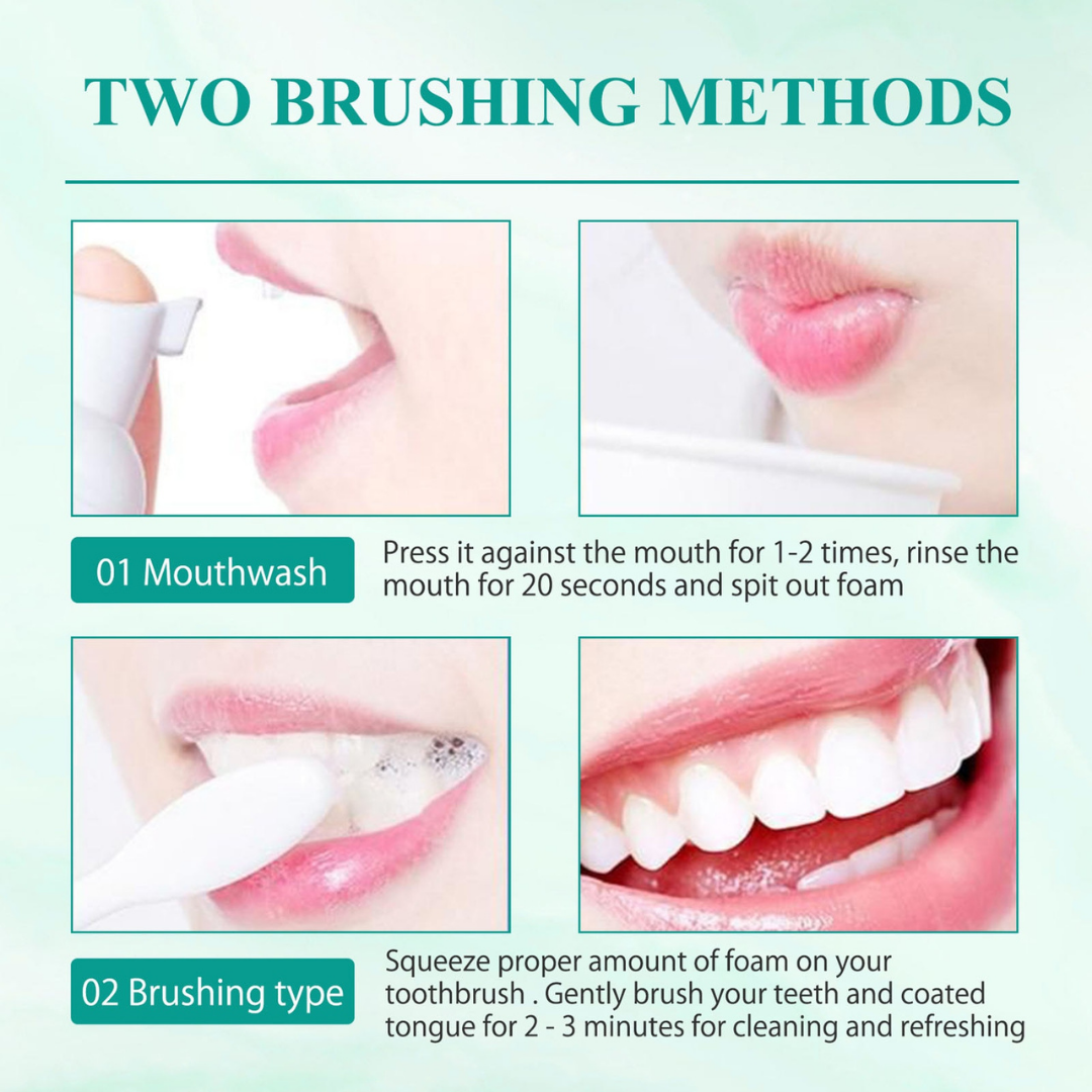 Phillauri Teeth Whitening Foam For Reduse Tooth Stains,white And Healthy Teeth