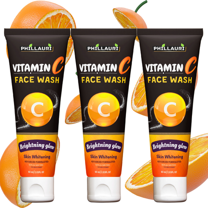 Phillauri Vitamin C Face Wash For Skin Whitening, 60ml