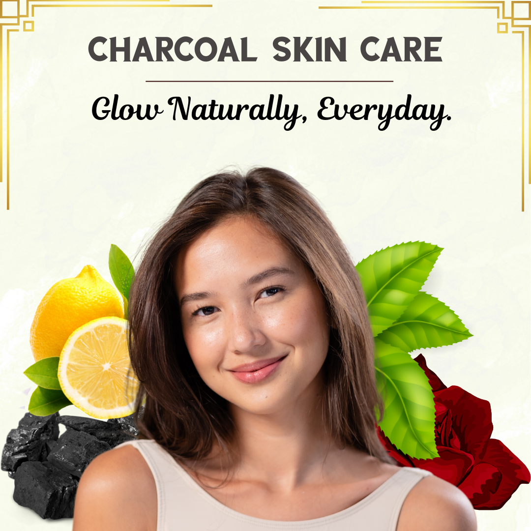 Phillauri Charcoal scrub, Face Wash, Face Cream Skin And Body Combo Kit, 100gm+60ml+50gm