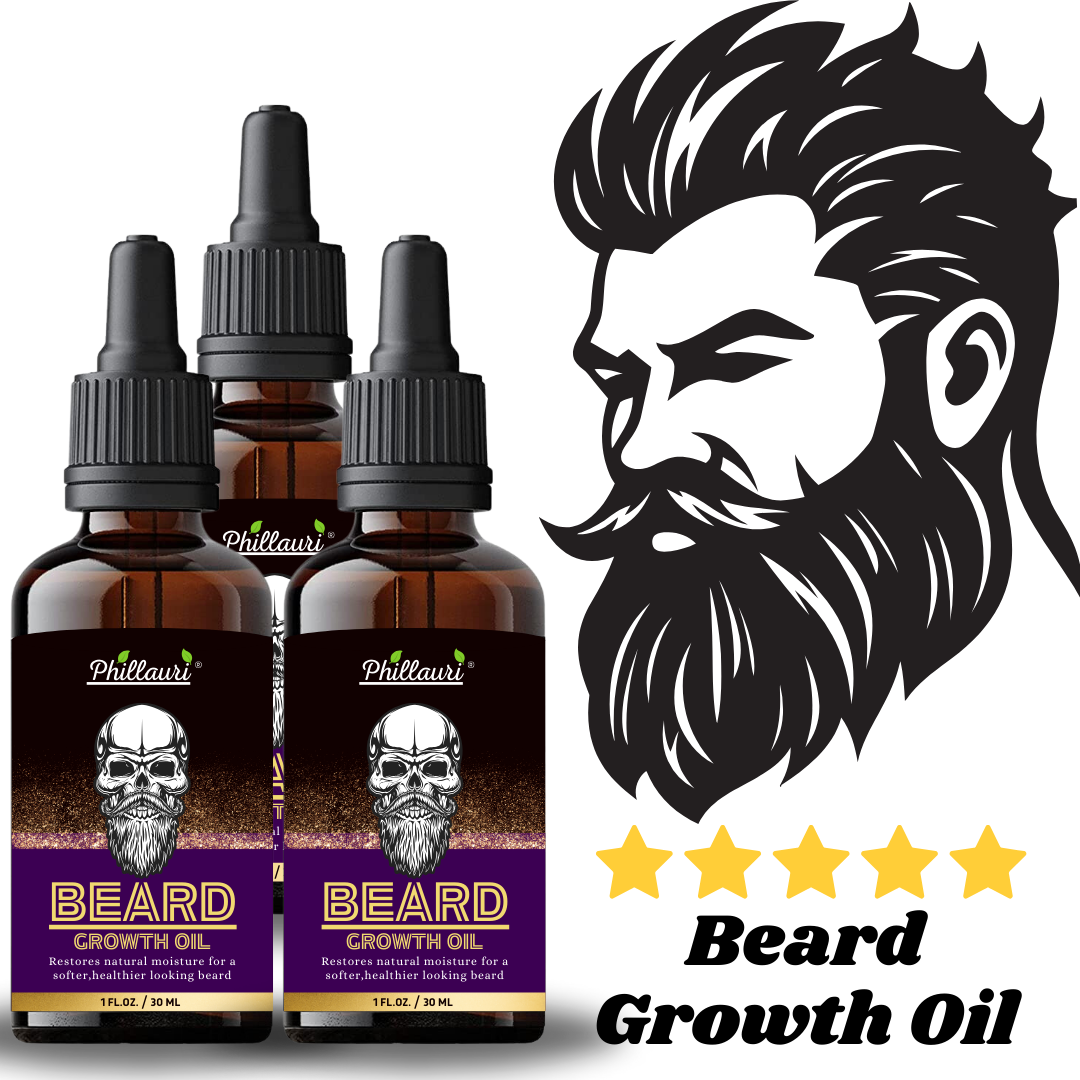 Phillauri Beard Growth Oil For For A Softer, Healthier Looking Beard, 90ML