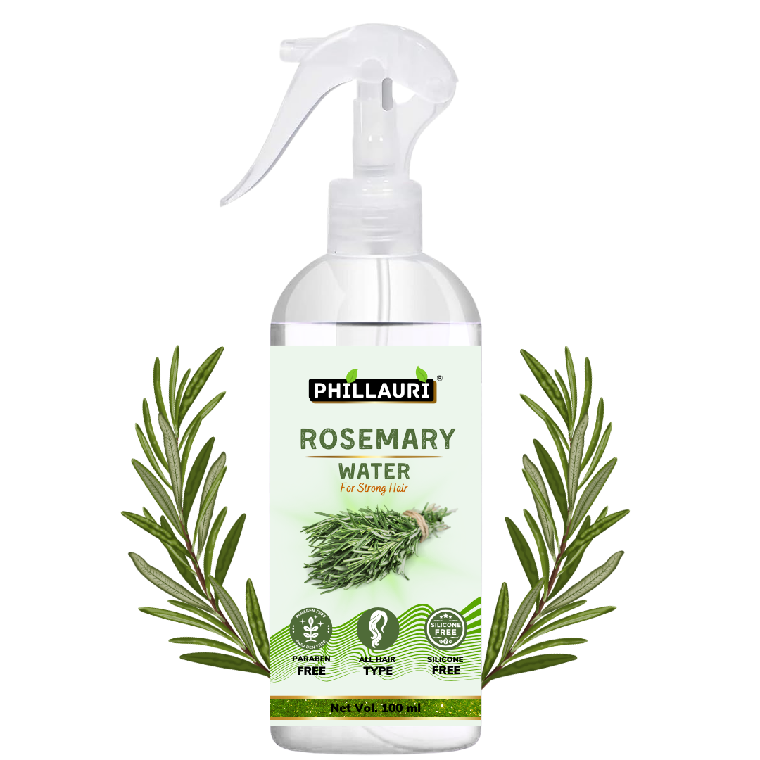 Phillauri Rosemary Water Spray for All Hair Types, Strengthens, Nourishes & Promotes Hair Growth