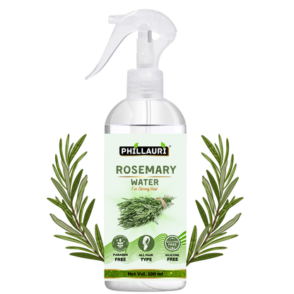 Phillauri Rosemary Water Spray for All Hair Types, Strengthens, Nourishes & Promotes Hair Growth