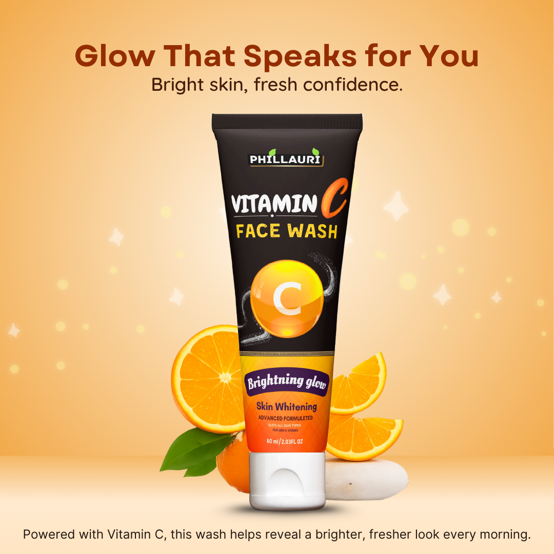 Phillauri Vitamin C Face Wash For Skin Whitening, 60ml