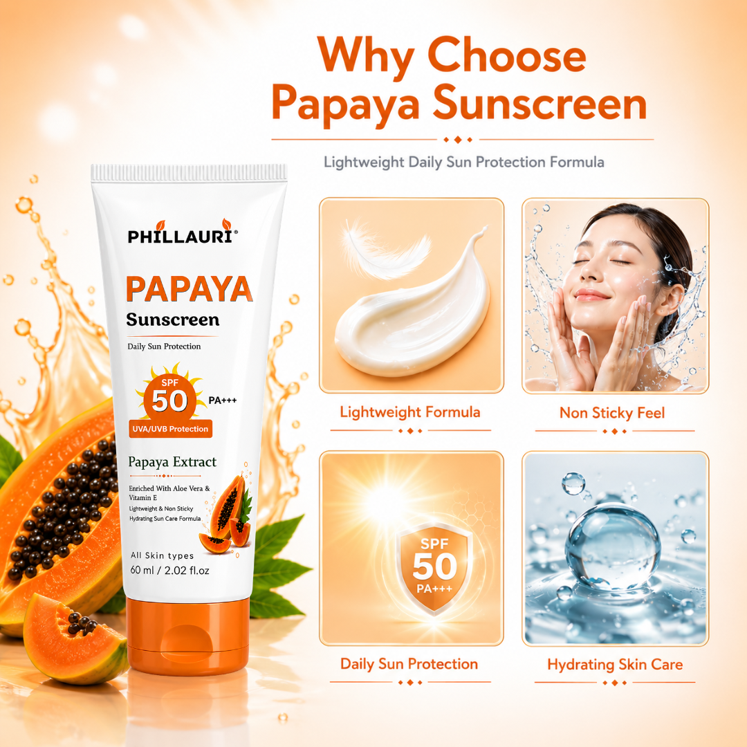 Phillauri Papaya Sunscreen SPF 50 PA+++