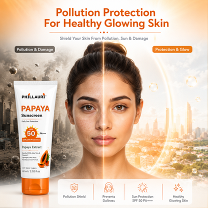 Phillauri Papaya Sunscreen SPF 50 PA+++