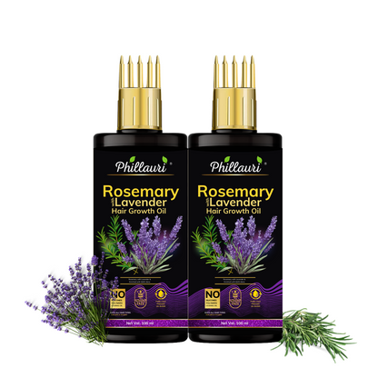 Phillauri Rosemary Lavender Hair Growth Oil, Paraben Free, 200ml