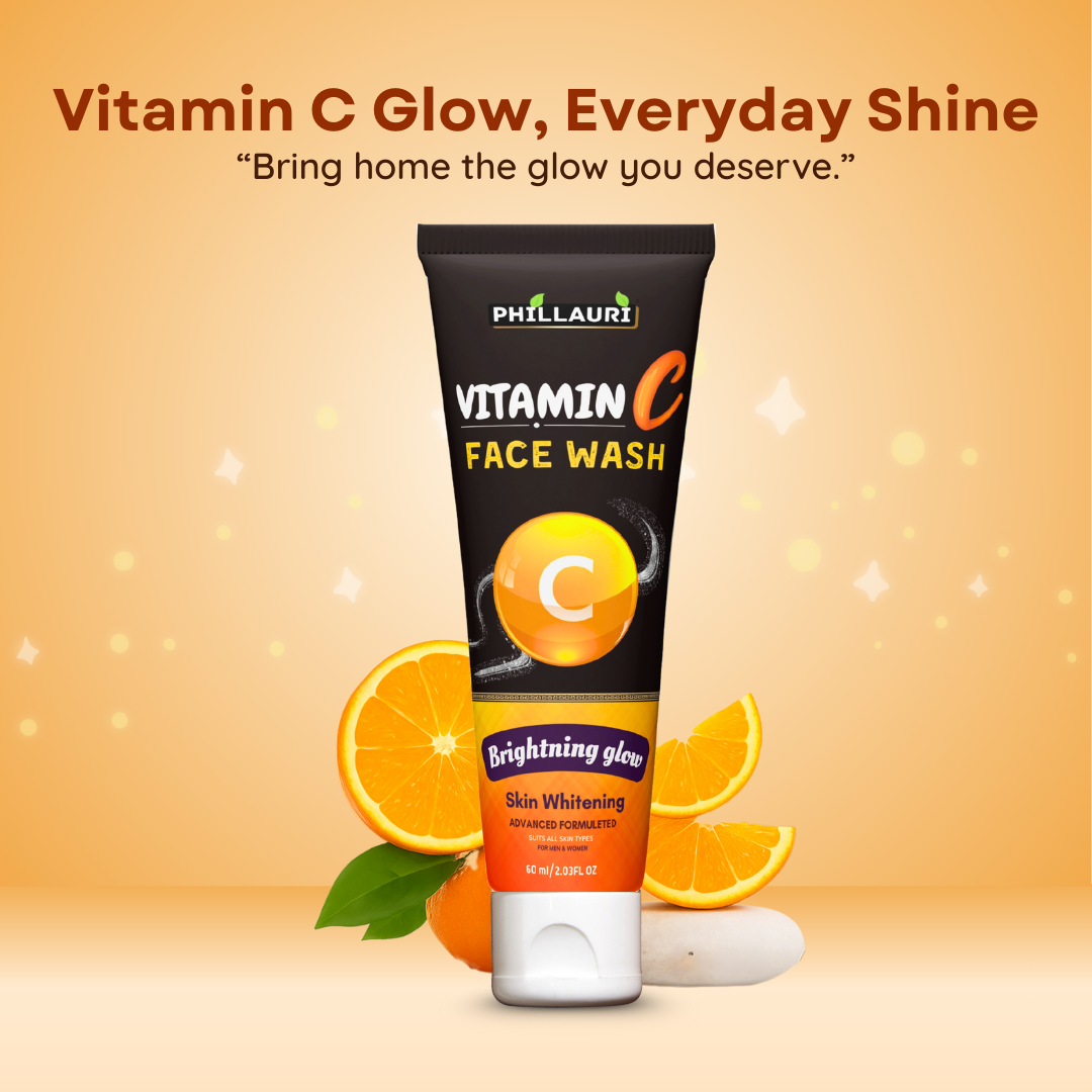 Phillauri Vitamin C Face Wash For Skin Whitening, 60ml