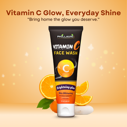 Phillauri Vitamin C Face Wash For Skin Whitening, 60ml