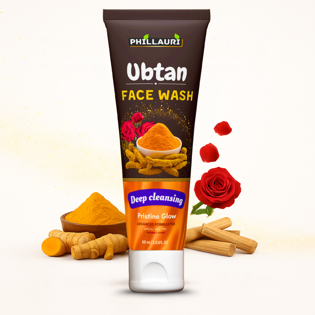 Phillauri Ubtan Natural Face Wash For Deep Cleansing, 60ML