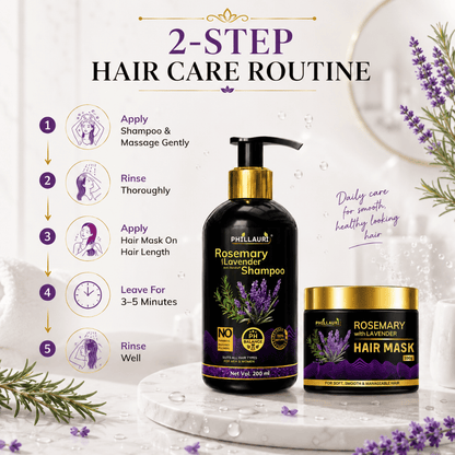 Phillauri Rosemary with Lavender Hair Care Combo