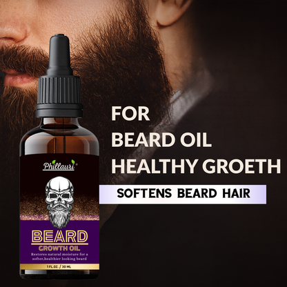 Phillauri Beard Growth Oil For A Softer, Healthier Looking Beard, 30ML