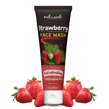 Phillauri Strawberry Face Wash For Youthful Appearance, 60ml