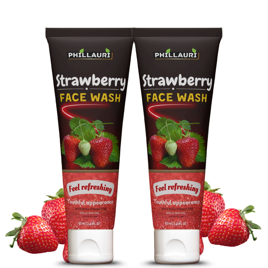 Phillauri Strawberry Face Wash For Youthful Appearance, 60ml