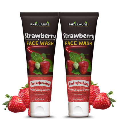 Phillauri Strawberry Face Wash For Youthful Appearance, 60ml