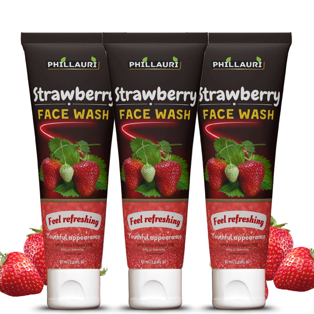 Phillauri Strawberry Face Wash For Youthful Appearance, 60ml