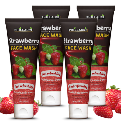 Phillauri Strawberry Face Wash For Youthful Appearance, 60ml