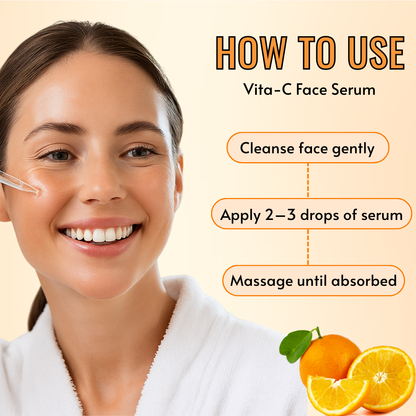 Phillauri 10% Vitamin C Face Serum With Hyaluronic Acid & Orange Ext For Skin Brightening