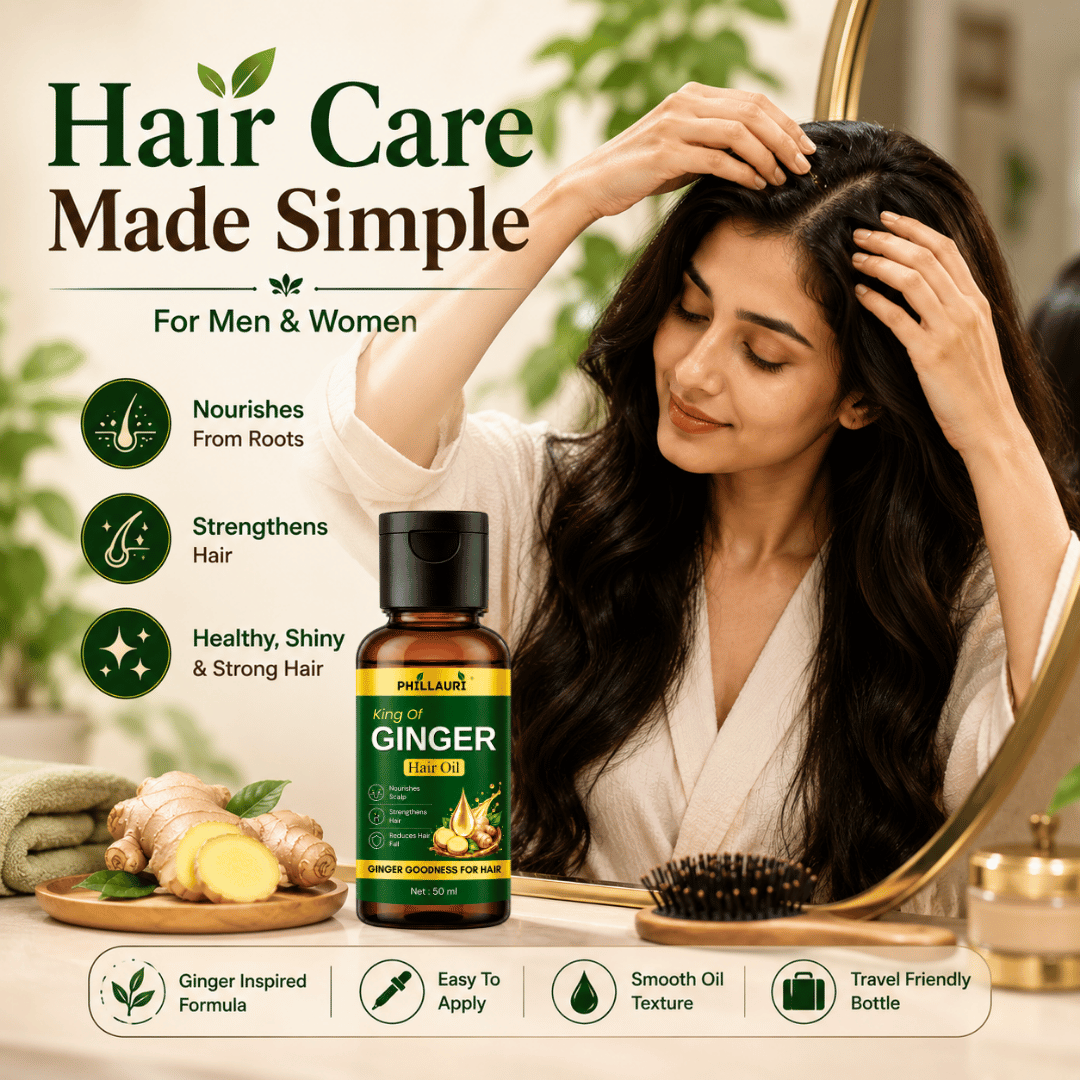 Phillauri King Of Ginger Hair Oil – With Natural Ginger Extract