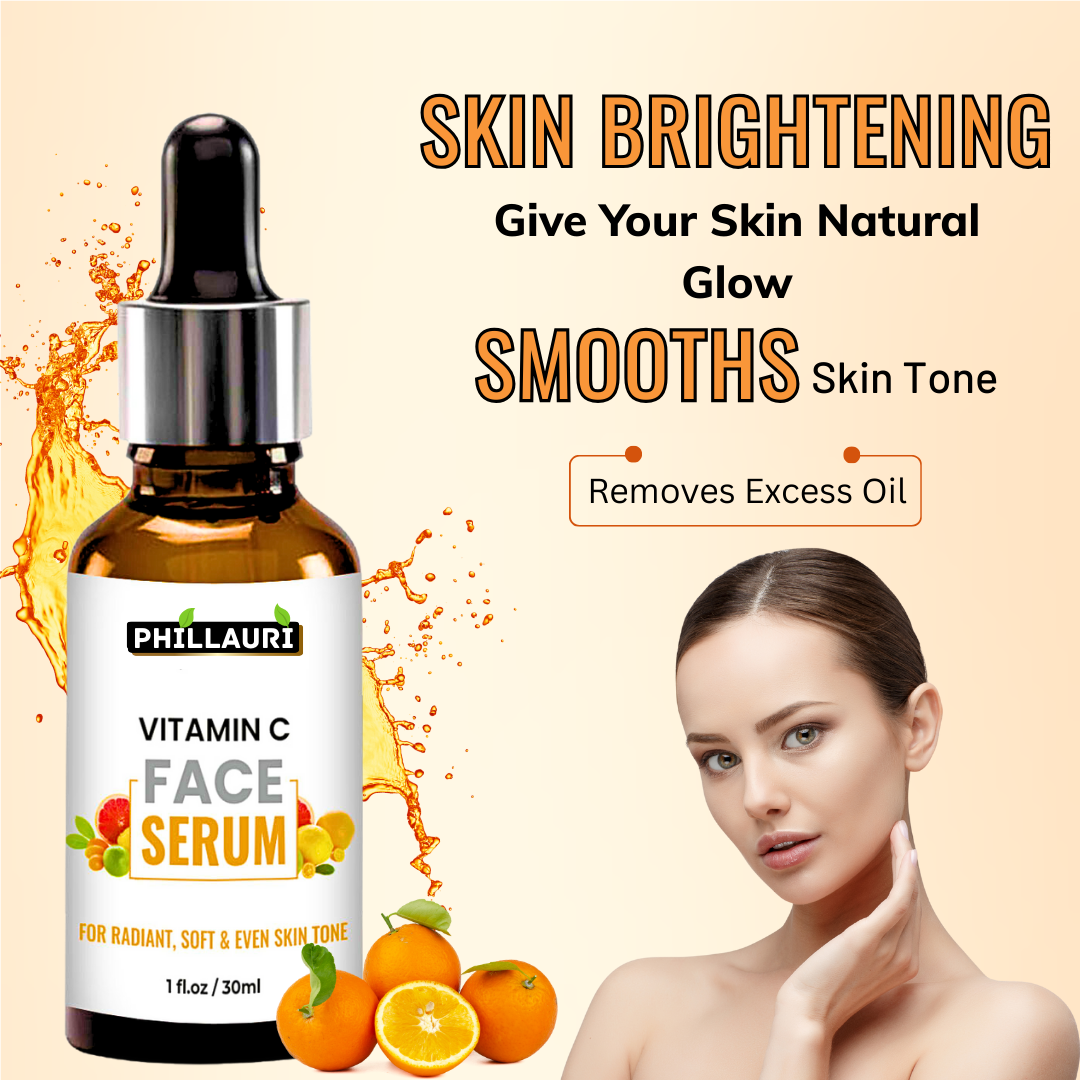 Phillauri Vitamin C Face Serum For Radiant, Soft And Even Skin Tone, 30ml