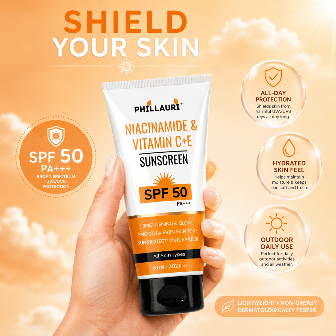 Phillauri Niacinamide & Vitamin C+E Sunscreen
