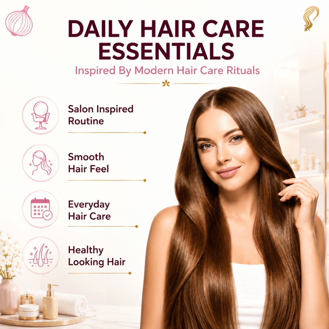 Phillauri Red Onion with Black Seed Oil 3-Step Hair Care Combo