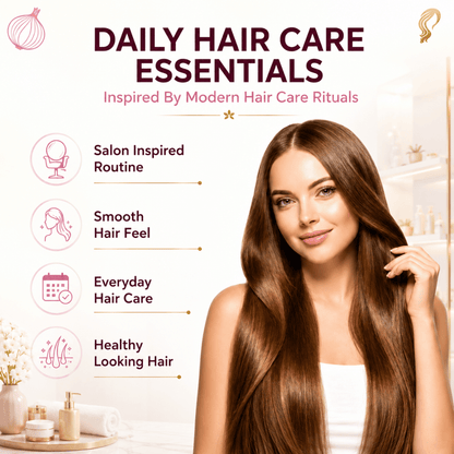 Phillauri Red Onion with Black Seed Oil 3-Step Hair Care Combo
