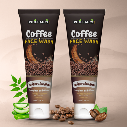 Phillauri Coffee Face Wash for Energizes and glows, 60ML