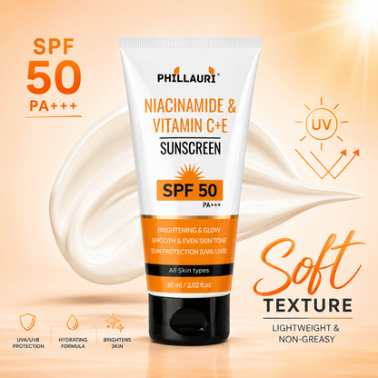 Phillauri Niacinamide & Vitamin C+E Sunscreen
