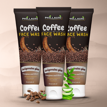 Phillauri Coffee Face Wash for Energizes and glows, 60ML